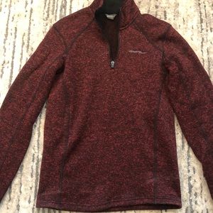 Mens Eddie Bauer Quarter Zip - M